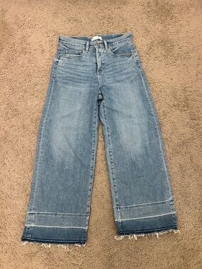 Women's Wide-Leg Light Blue Jeans